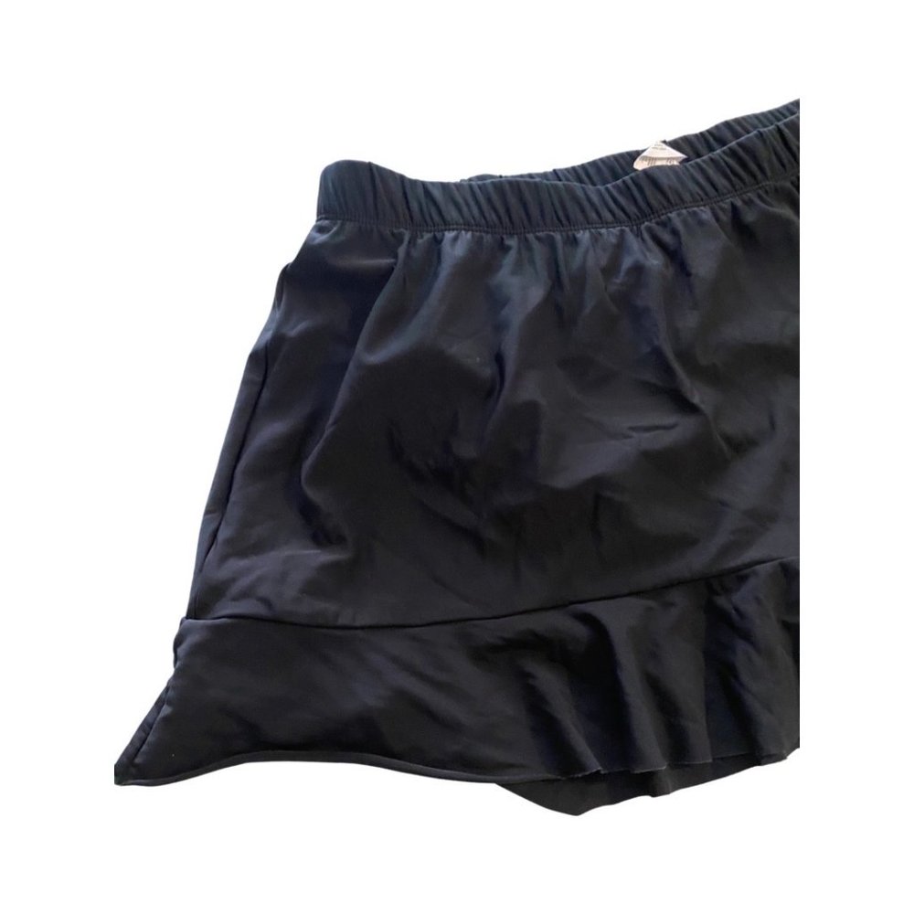 Aqua Green Black Swim Skirt Plus Size 16-18 UPF 50+ - Picture 3 of 5